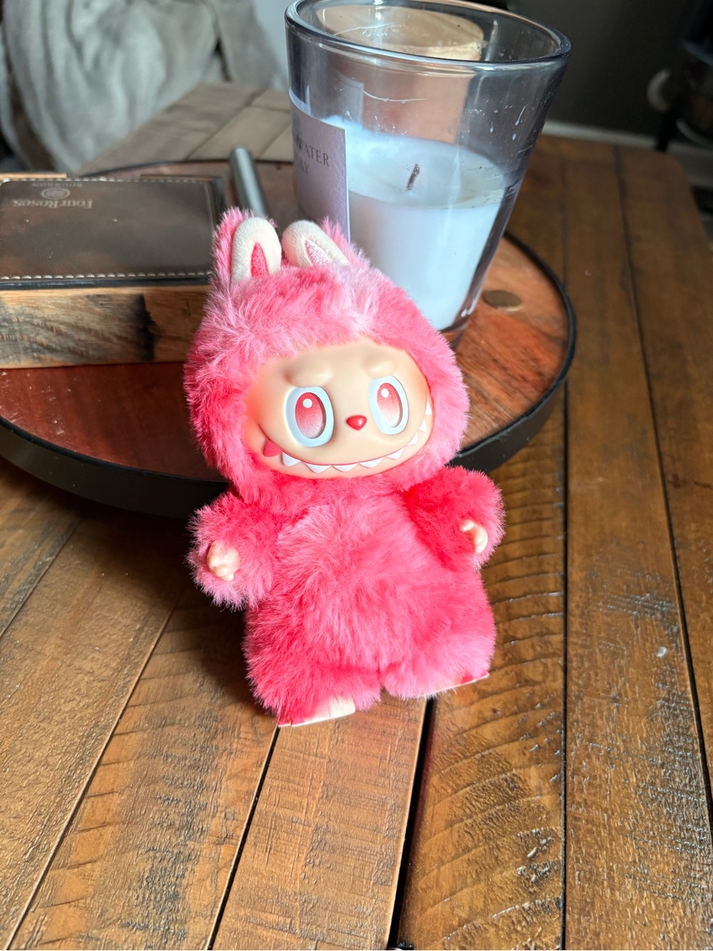 Pink Fuzzy Labubu